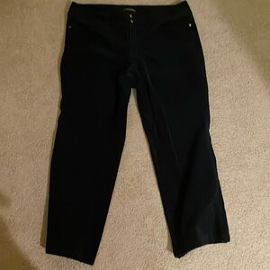 Lane Bryant black corduroys